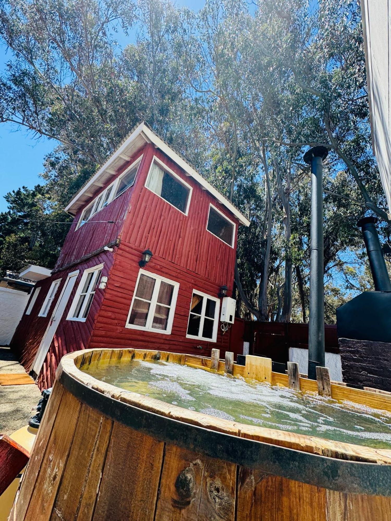 Cabana Con Tinaja Caliente, Quincho Y Pet Friendly Isla Negra Exteriör bild