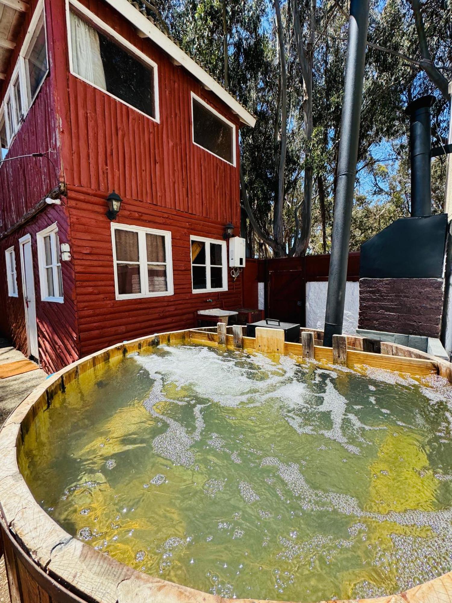 Cabana Con Tinaja Caliente, Quincho Y Pet Friendly Isla Negra Exteriör bild